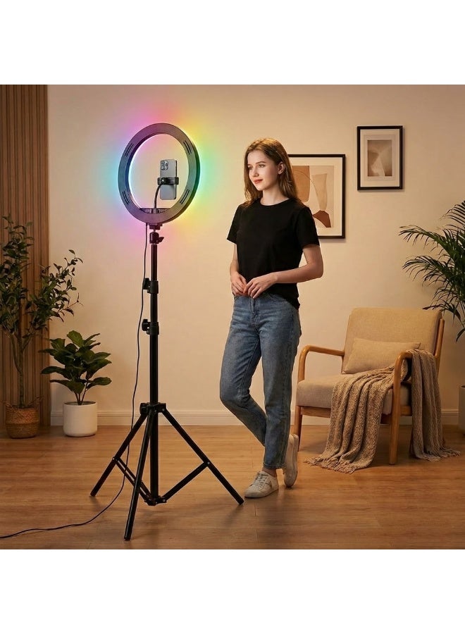 Torima حامل ثلاثي القوائم TORIMA MJ26 RGB LED مقاس 10 بوصات - Image 4